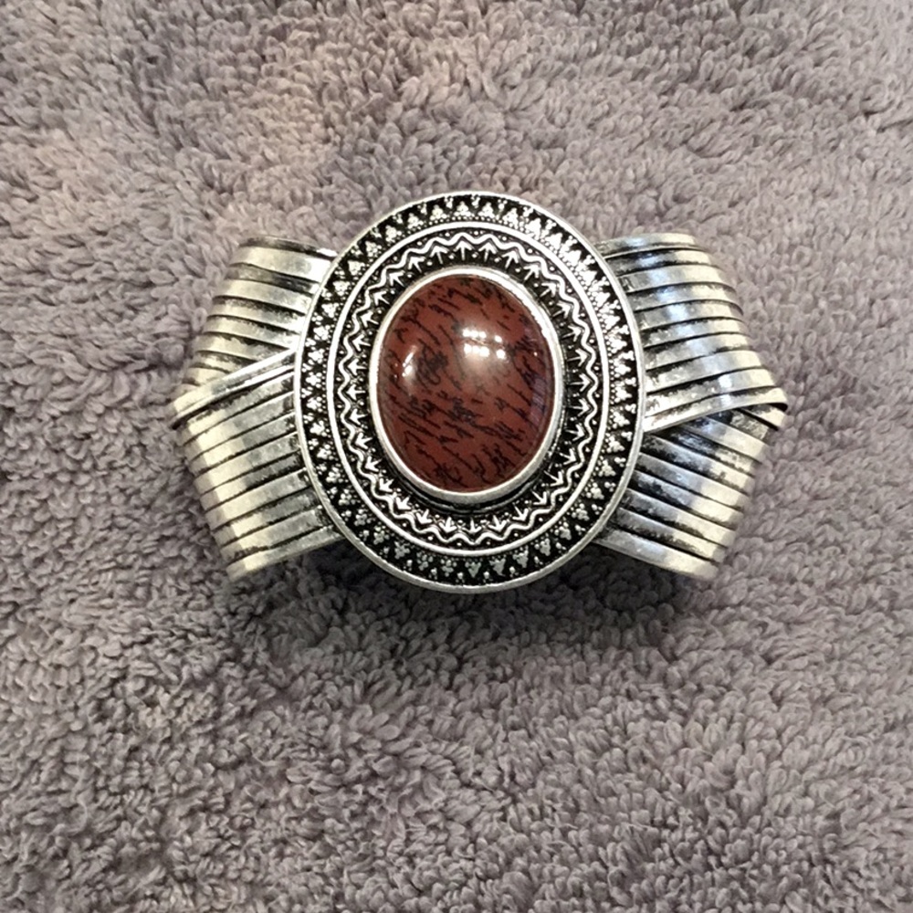 Ladies Silver Cuff Bracelet